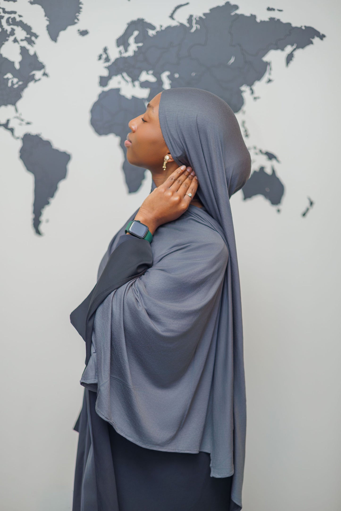 Jersey Hijab - Stone