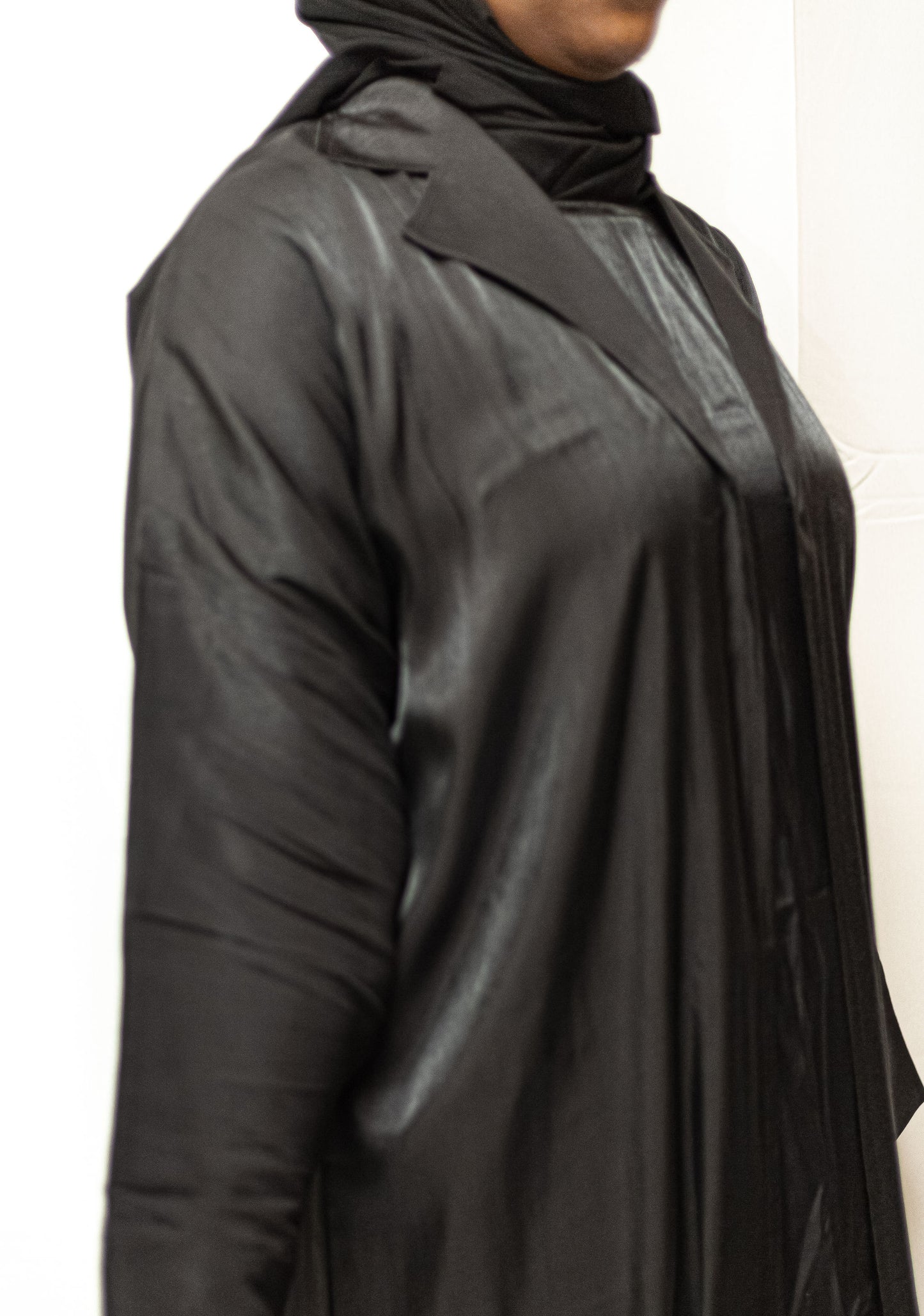 All black abaya set (hijab + slip dress Included)