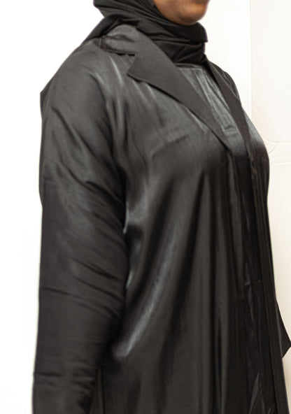 All black abaya set (hijab + slip dress Included)