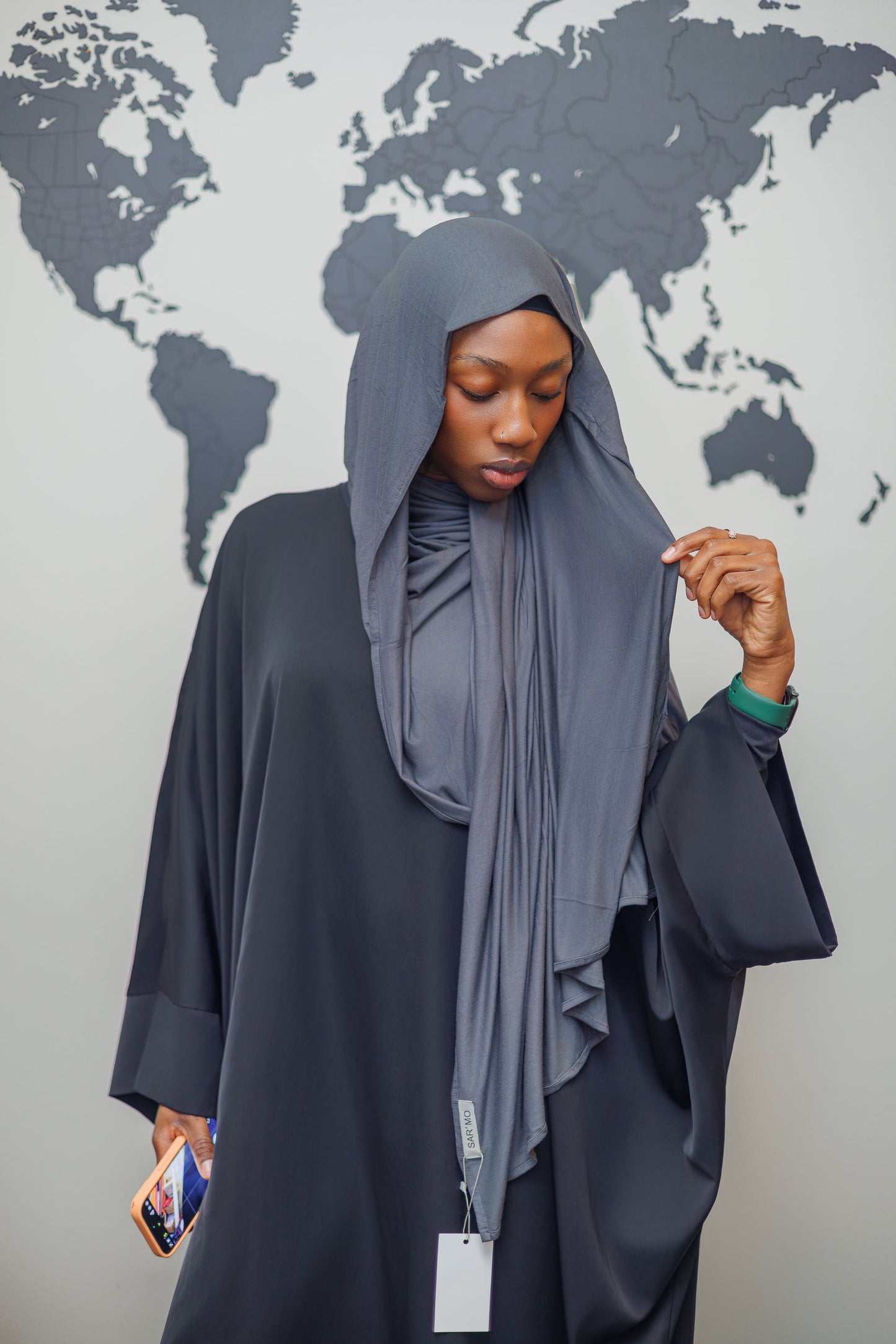 Jersey Hijab - Stone