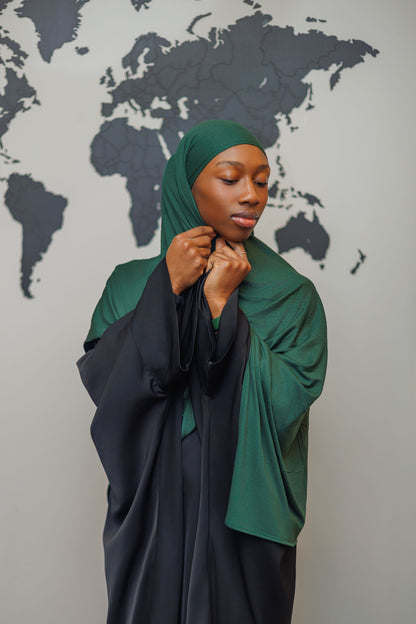 Jersey Hijab - Forest Green