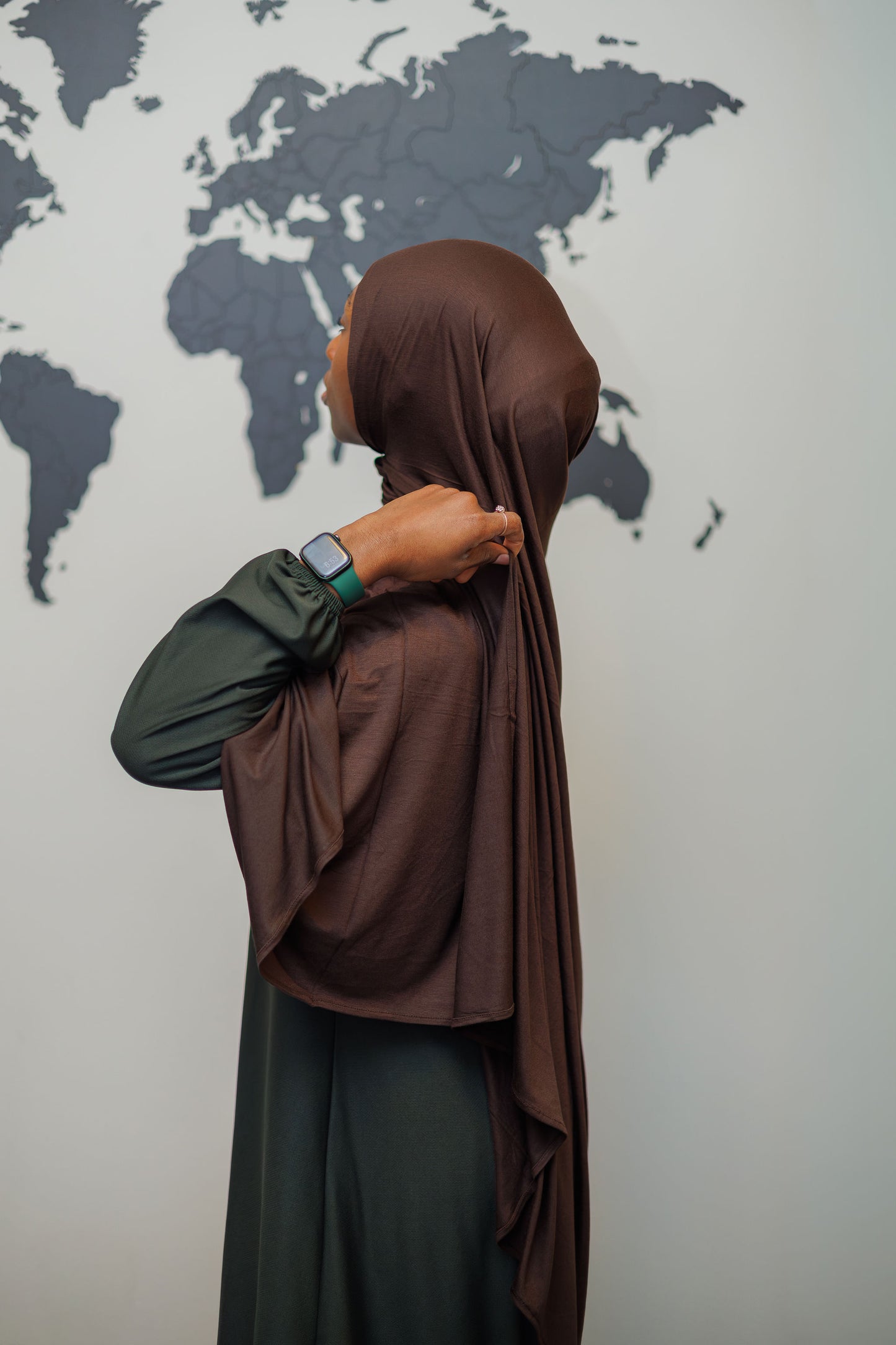 Jersey Hijab - Chocolate