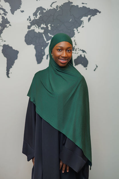 Jersey Hijab - Forest Green