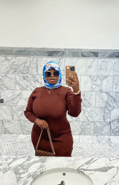 Satin Square Hijab - Naffie