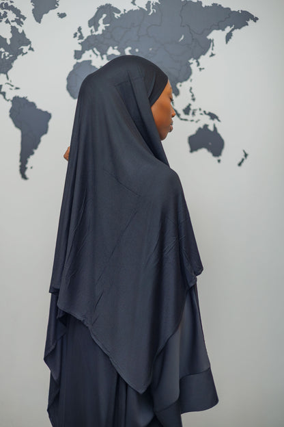 Jersey Hijab - Black