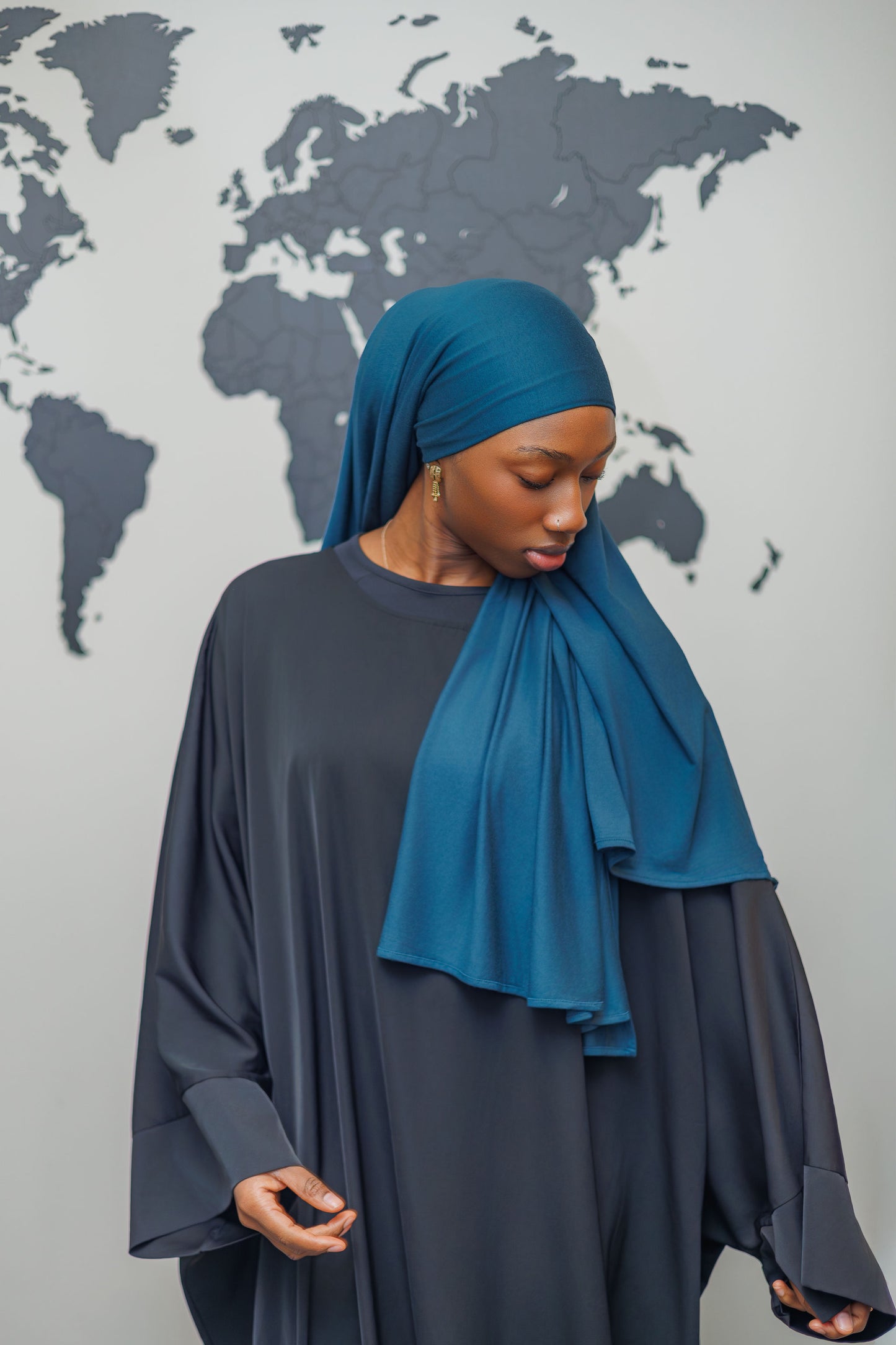 Jersey Hijab - Teal