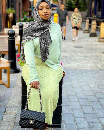 Printed Chiffon Hijab - Jainaba