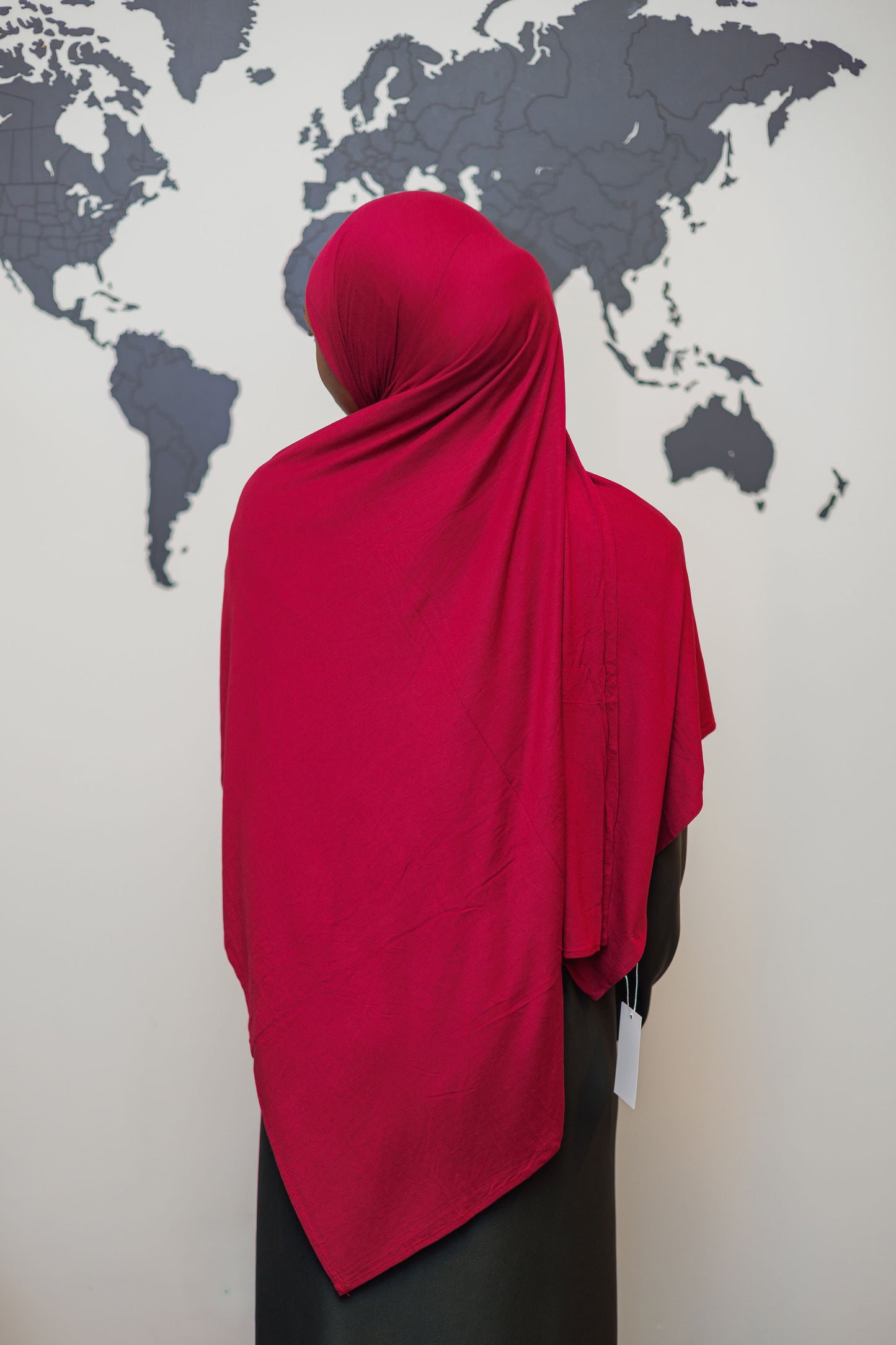 Jersey Hijab - Burgundy