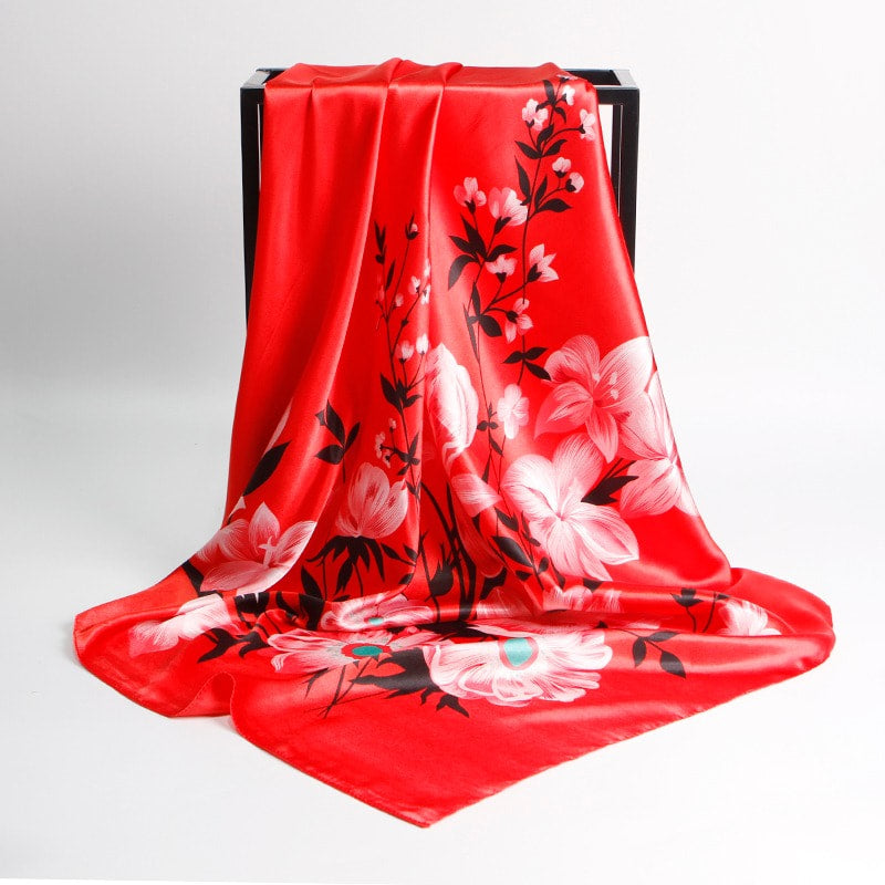 Satin Square Hijab - Jarra