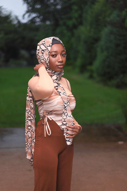 Printed Chiffon Hijab - Ayesha