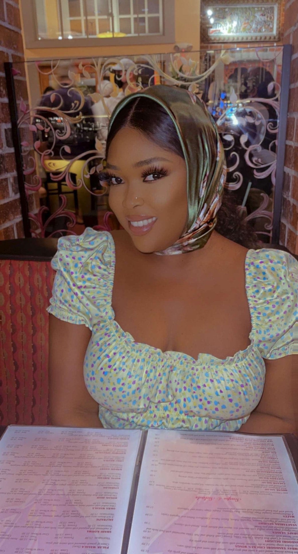 Satin Square Hijab - Sally